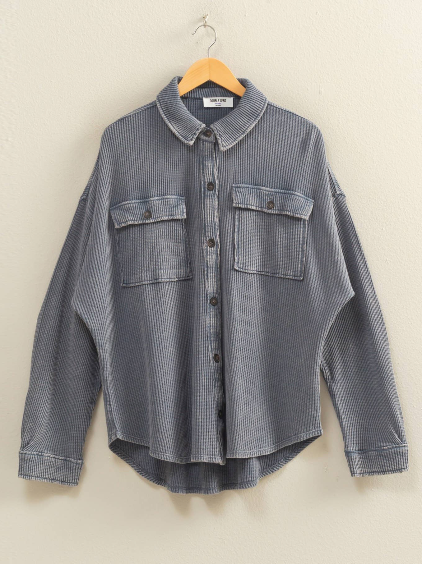 Blue Haven Waffle Shacket