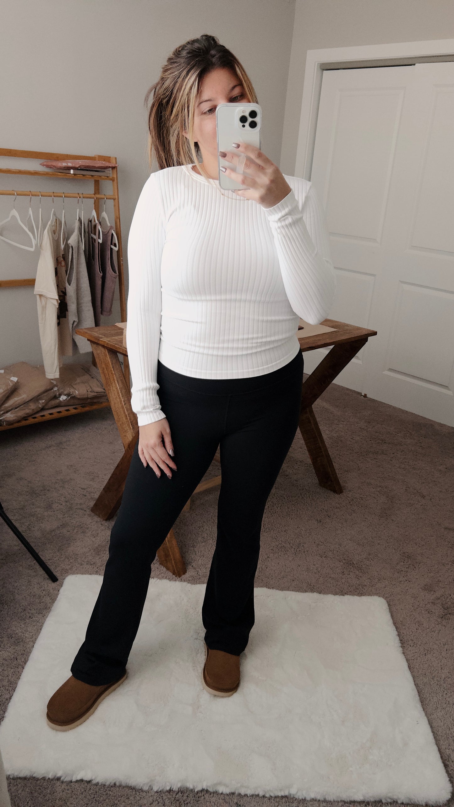 Wide Ribbed Long Sleeve
