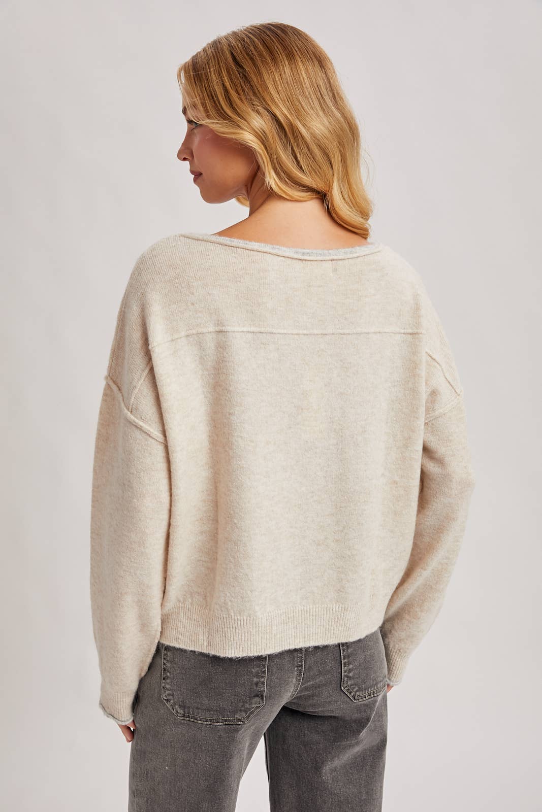 Heathered Knit Sweater (2 colors)