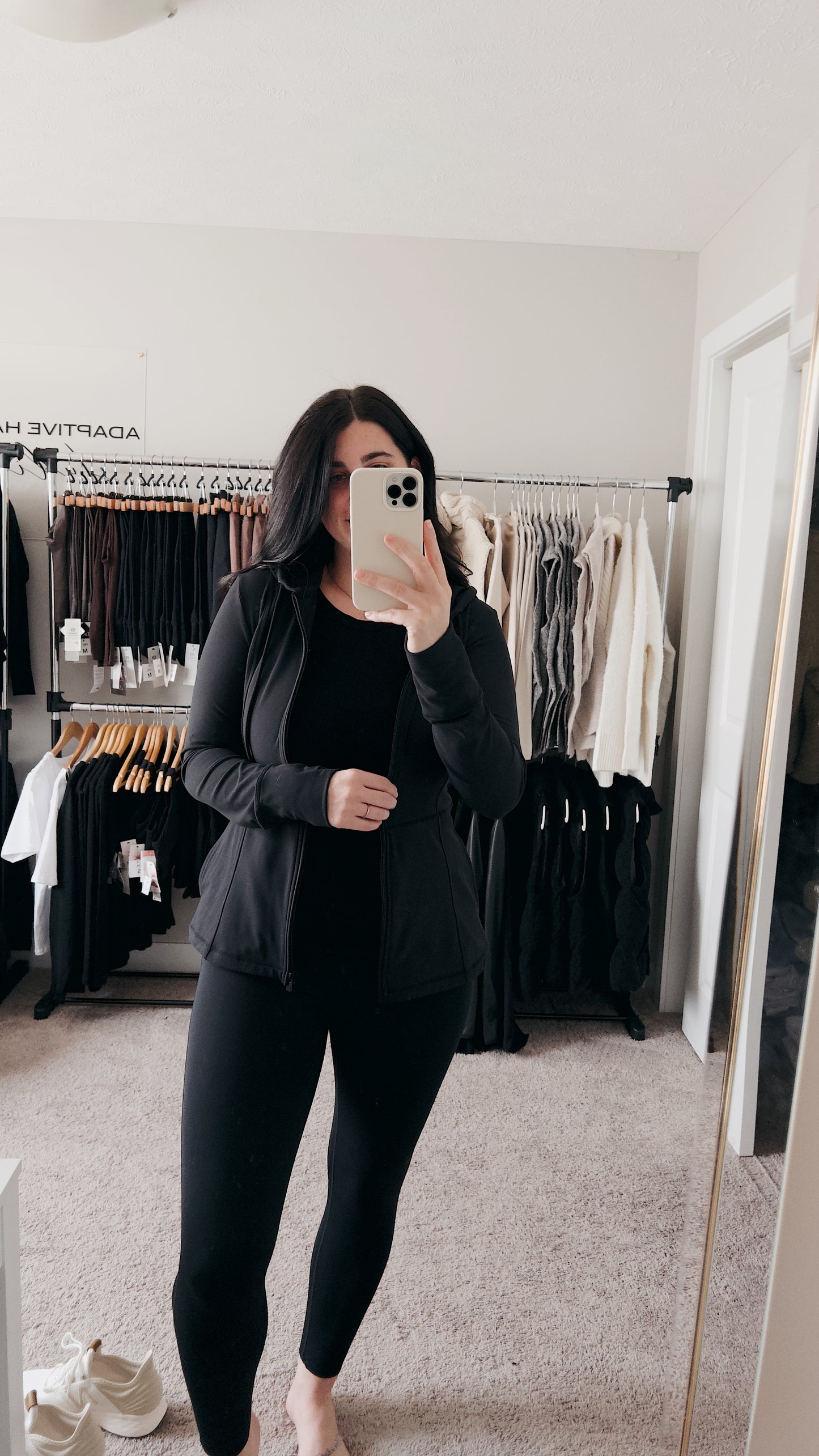 Fit & Flare Zip-Up Jacket