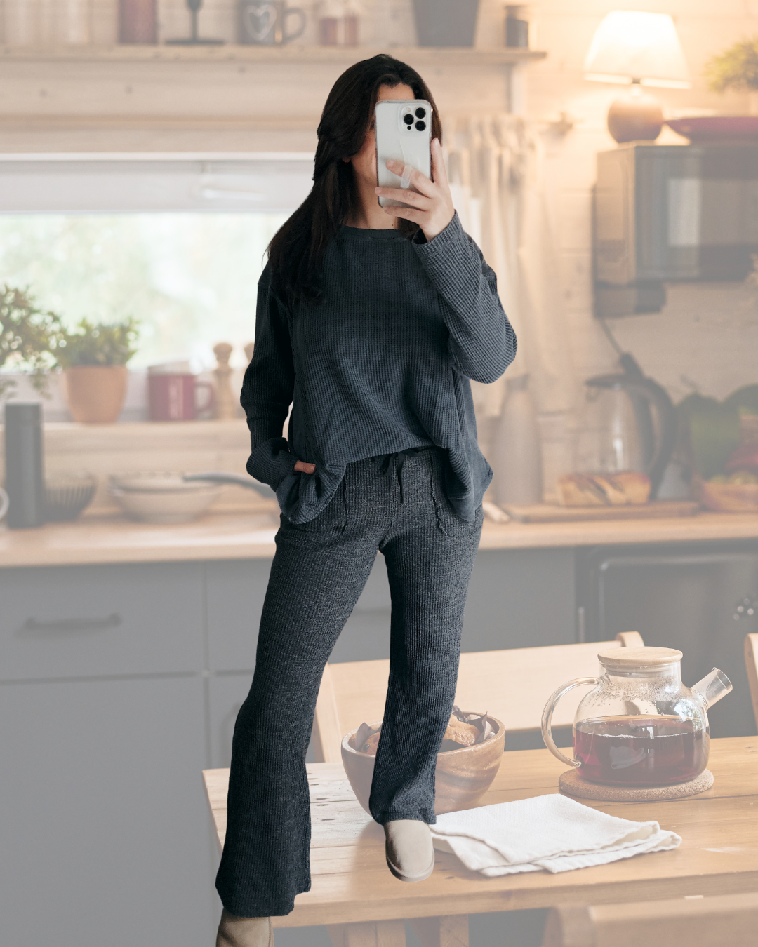 Autumn Harvest Waffle Sweats