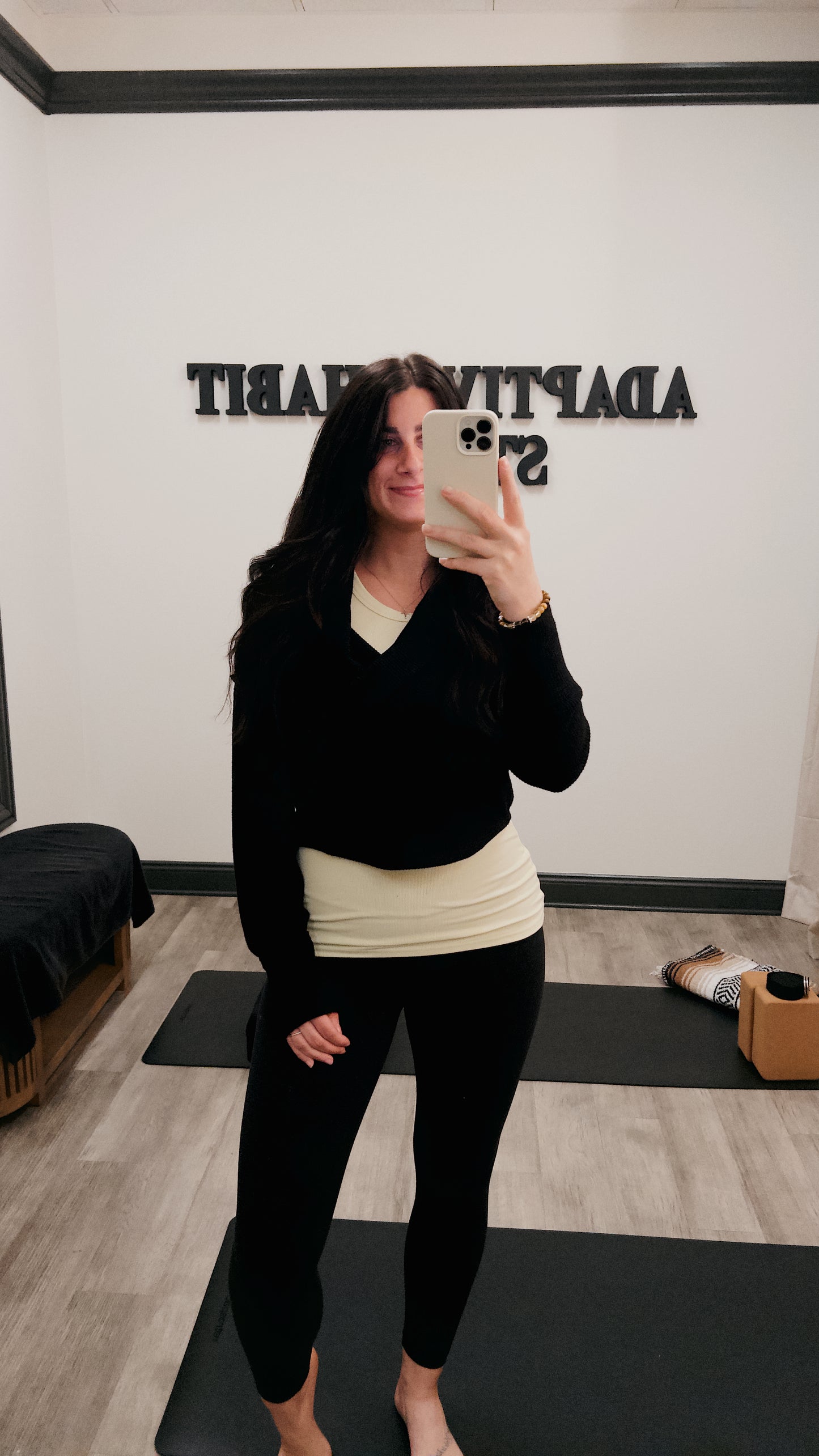 Ballet Ribbed Wrap Top