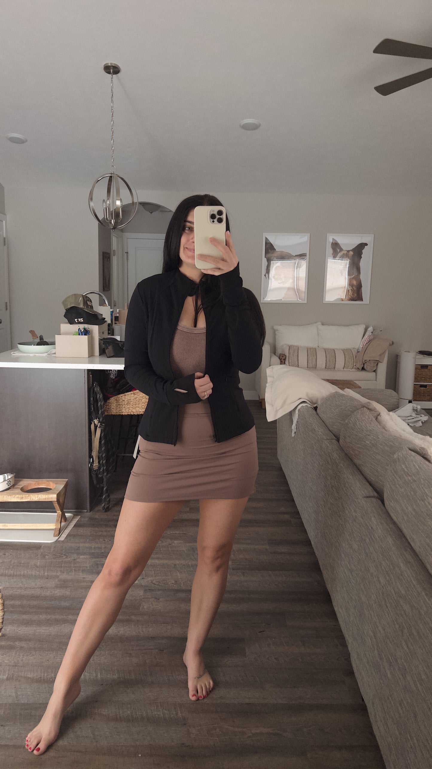 Crossover Active Skort - Deep Taupe (LAST ONE)
