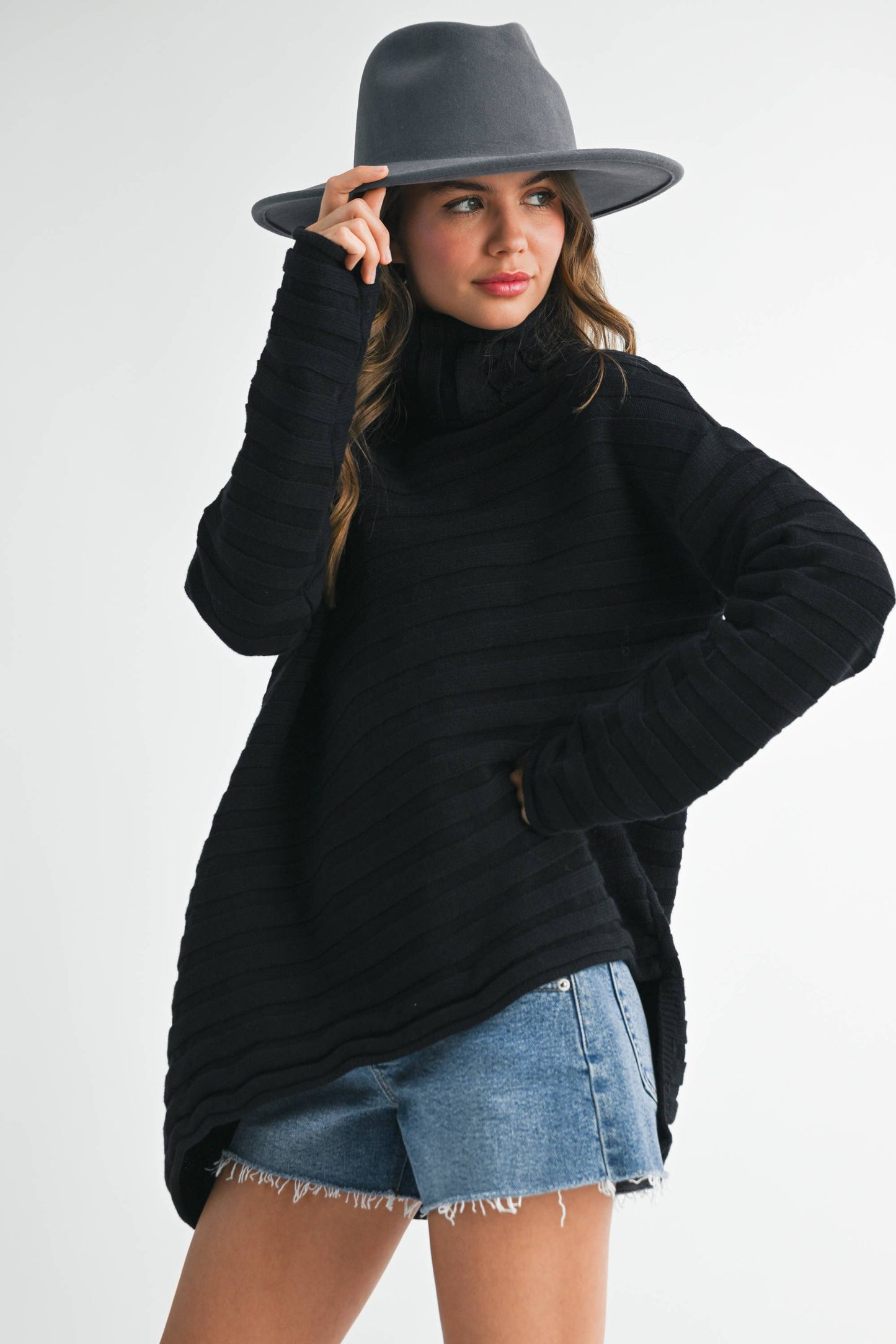 Driftwood Turtleneck