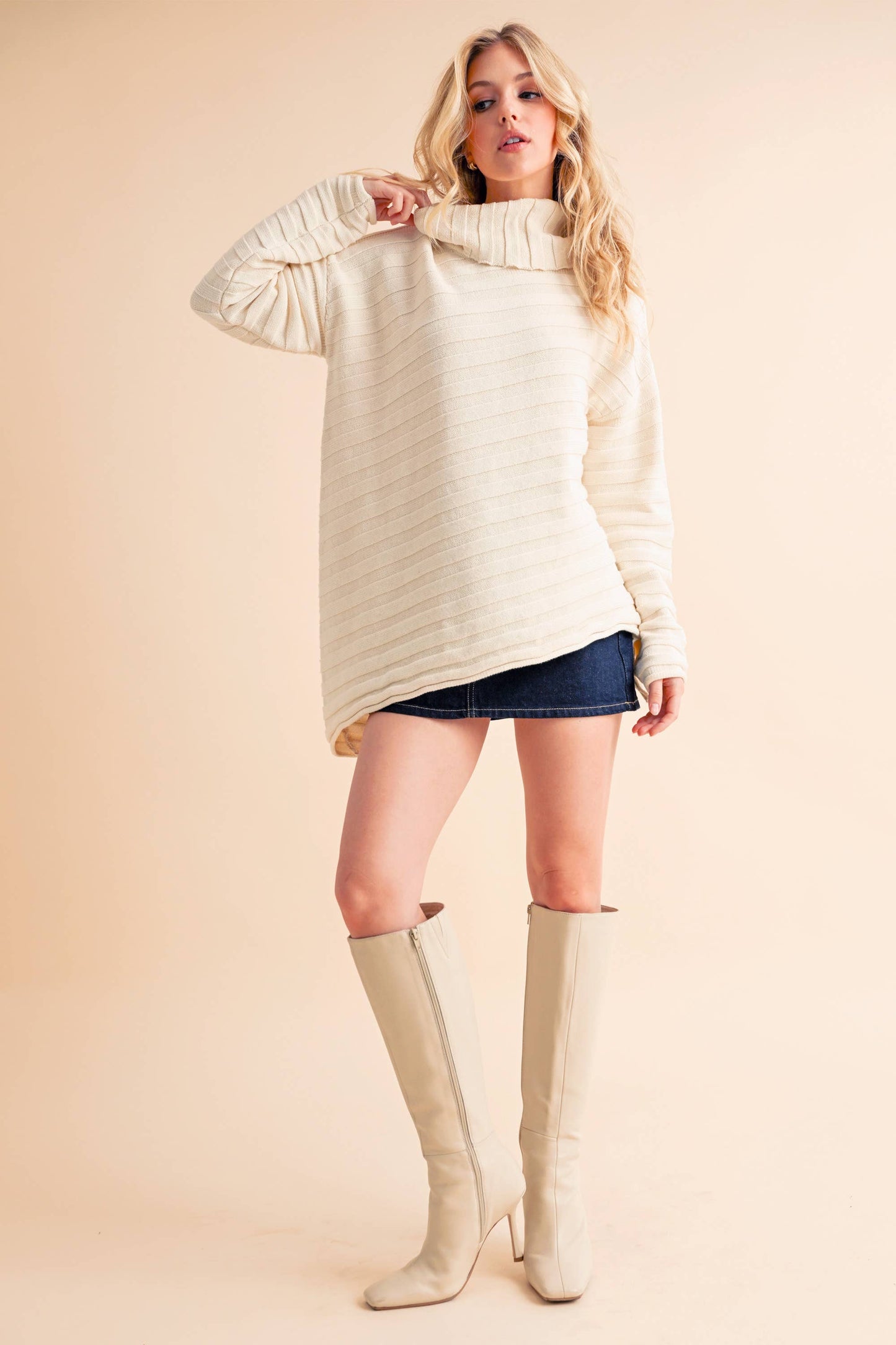 Driftwood Turtleneck