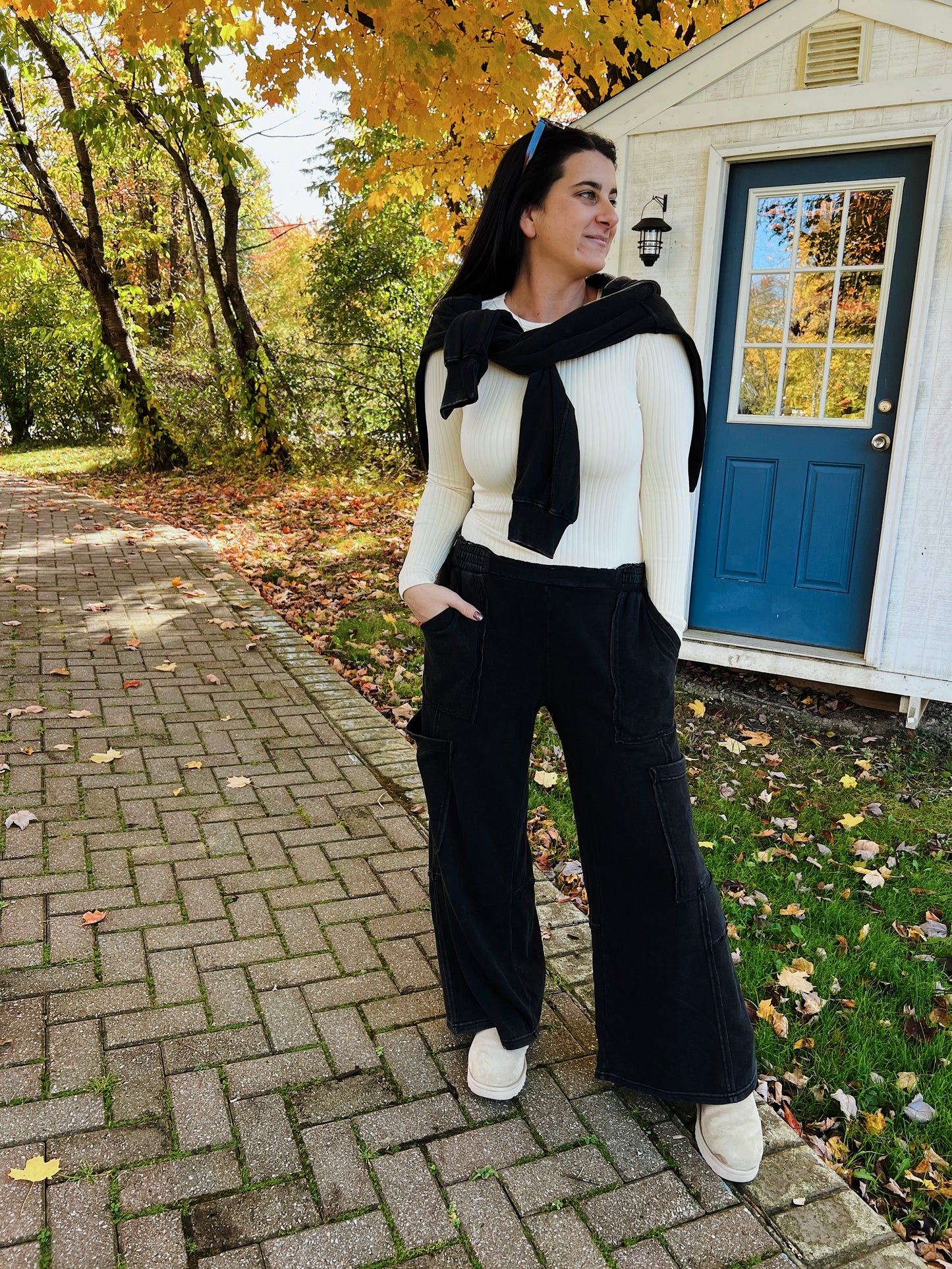 Wide Ribbed Long Sleeve