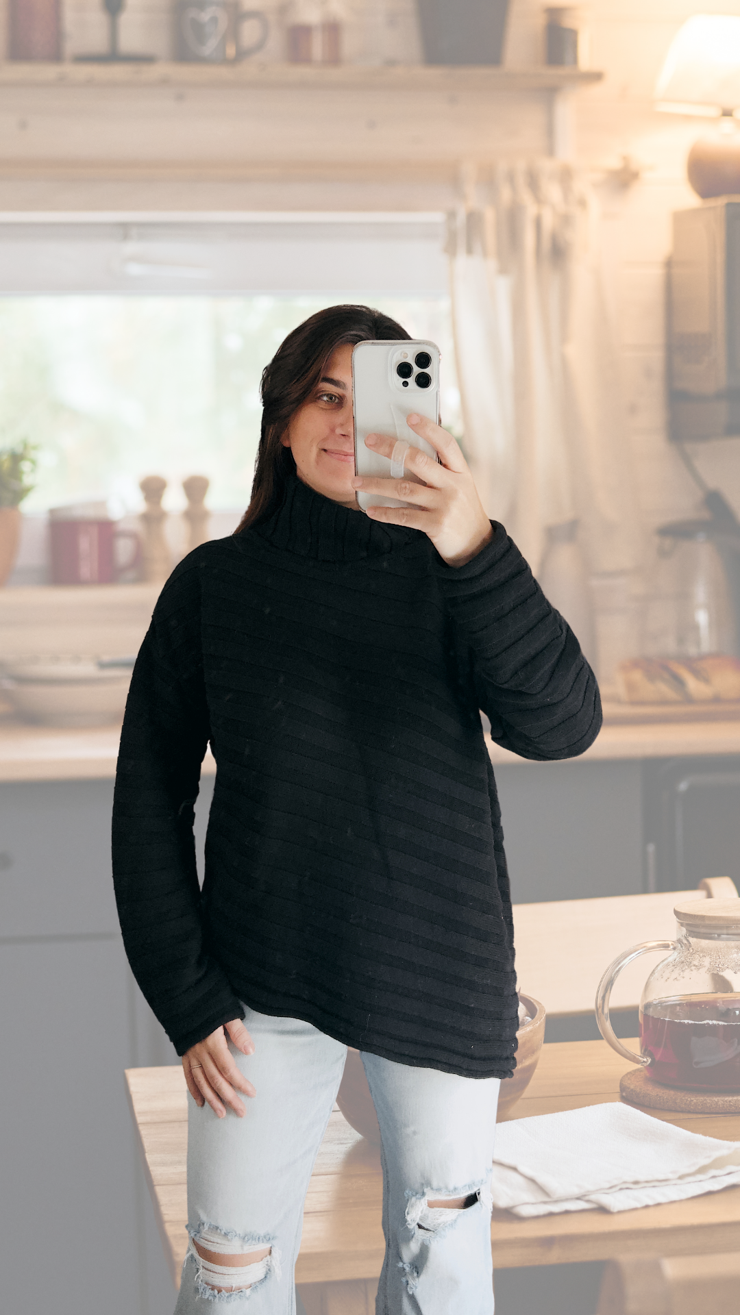 Driftwood Turtleneck
