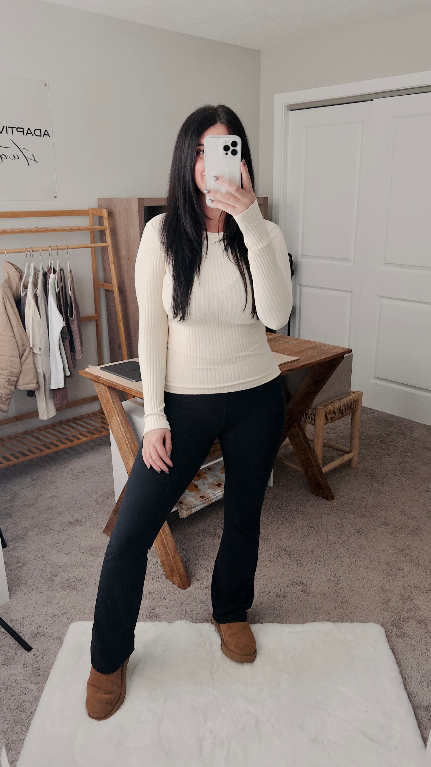 Wide Ribbed Long Sleeve
