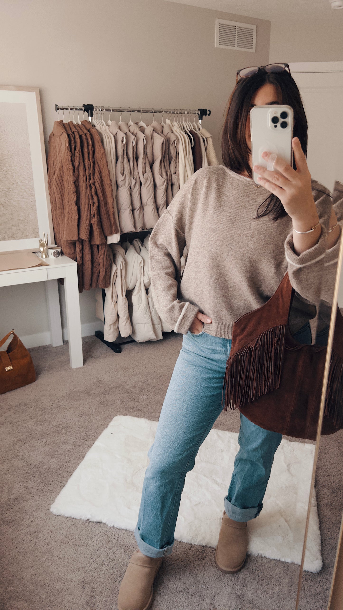 Heathered Knit Sweater (2 colors)