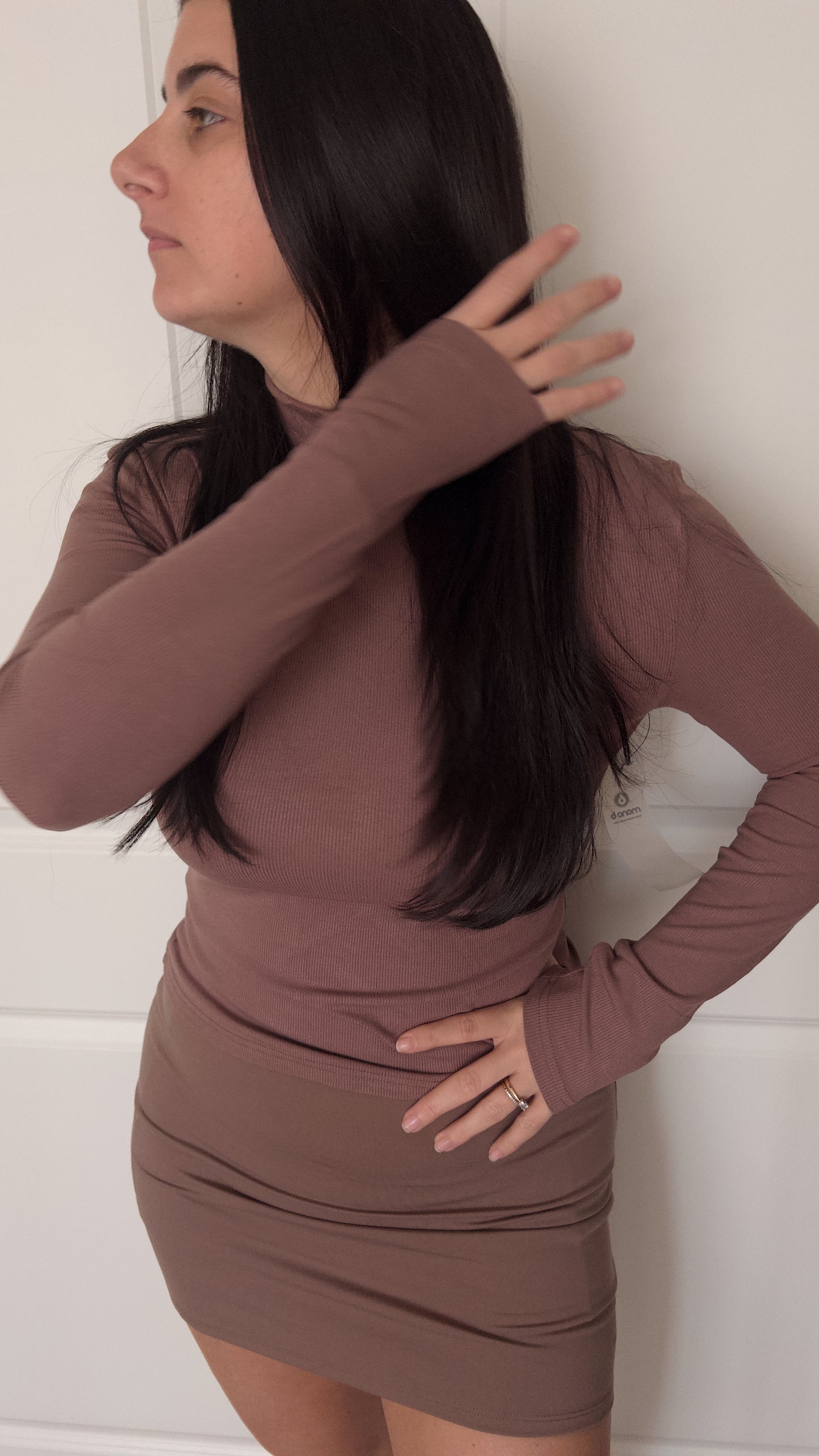 Micro-Ribbed Turtleneck