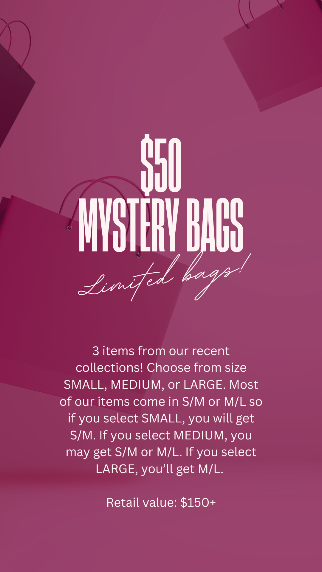$50 Mystery Bag - read description!