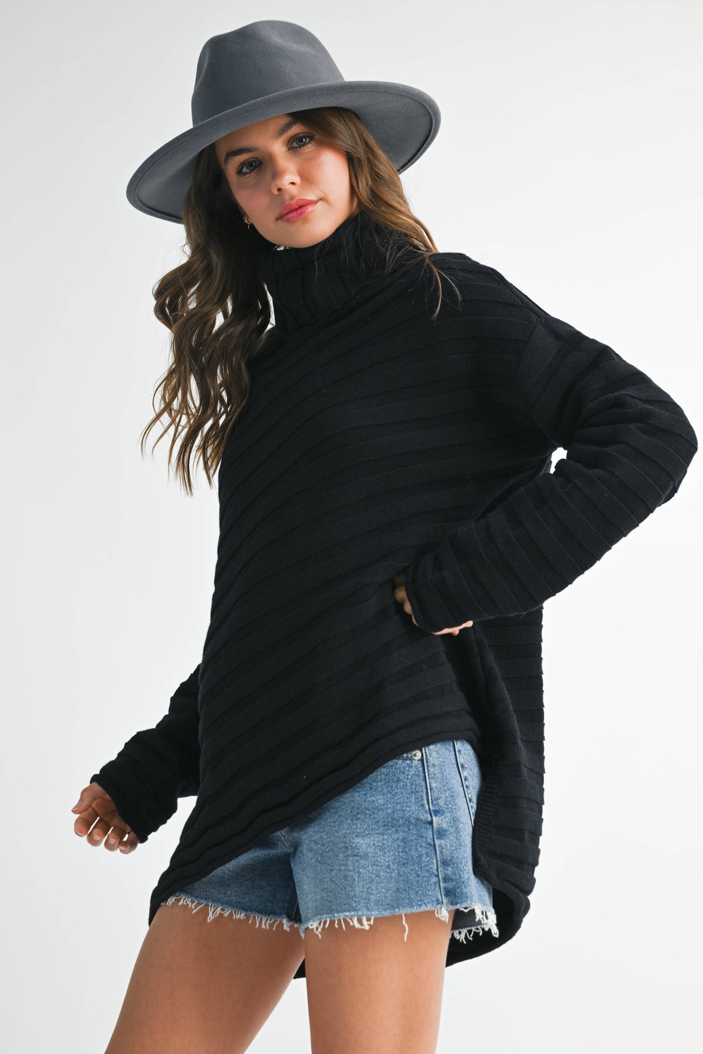 Driftwood Turtleneck