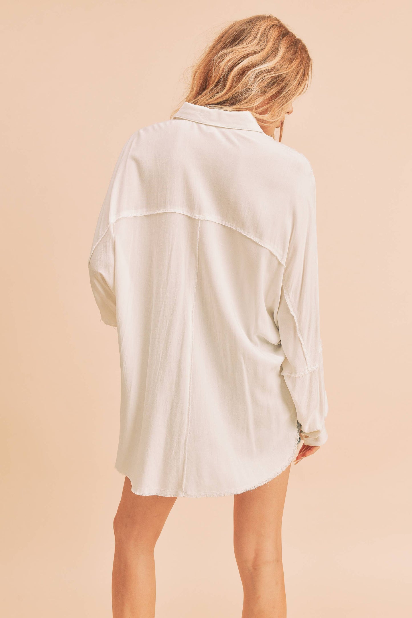 Coconut Cream Button-Up