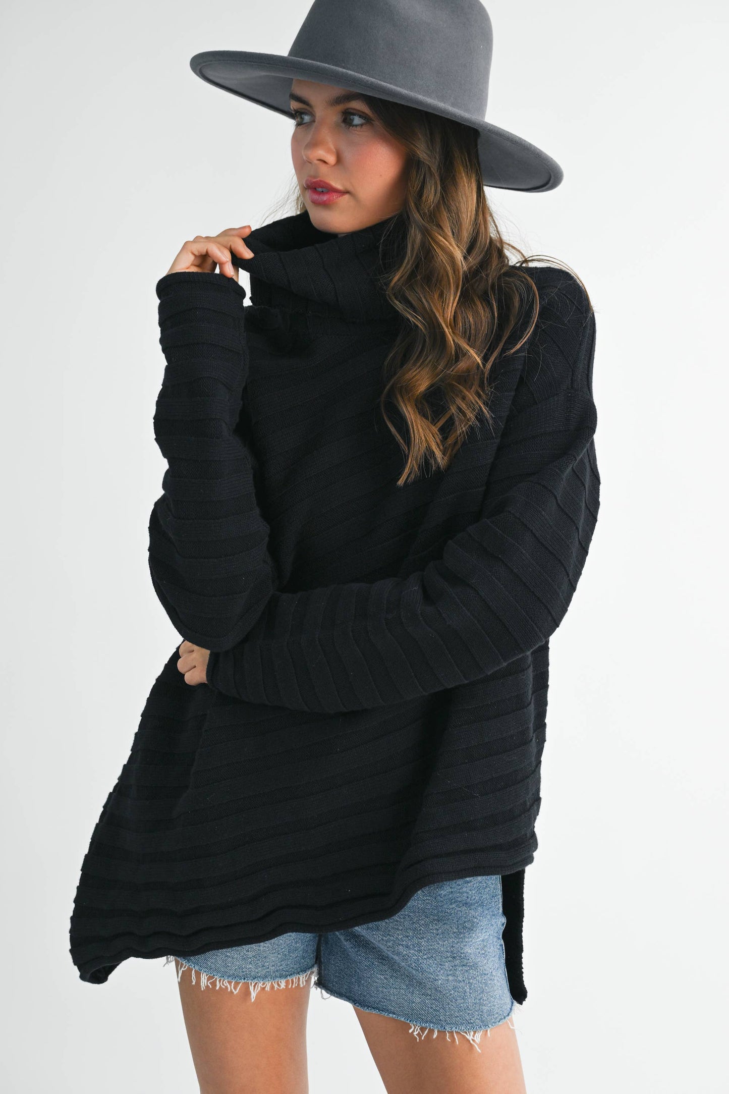 Driftwood Turtleneck