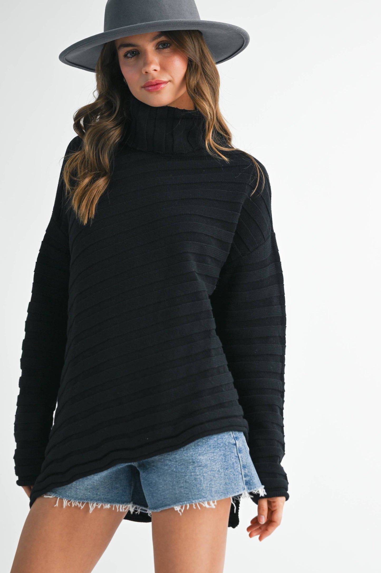Driftwood Turtleneck