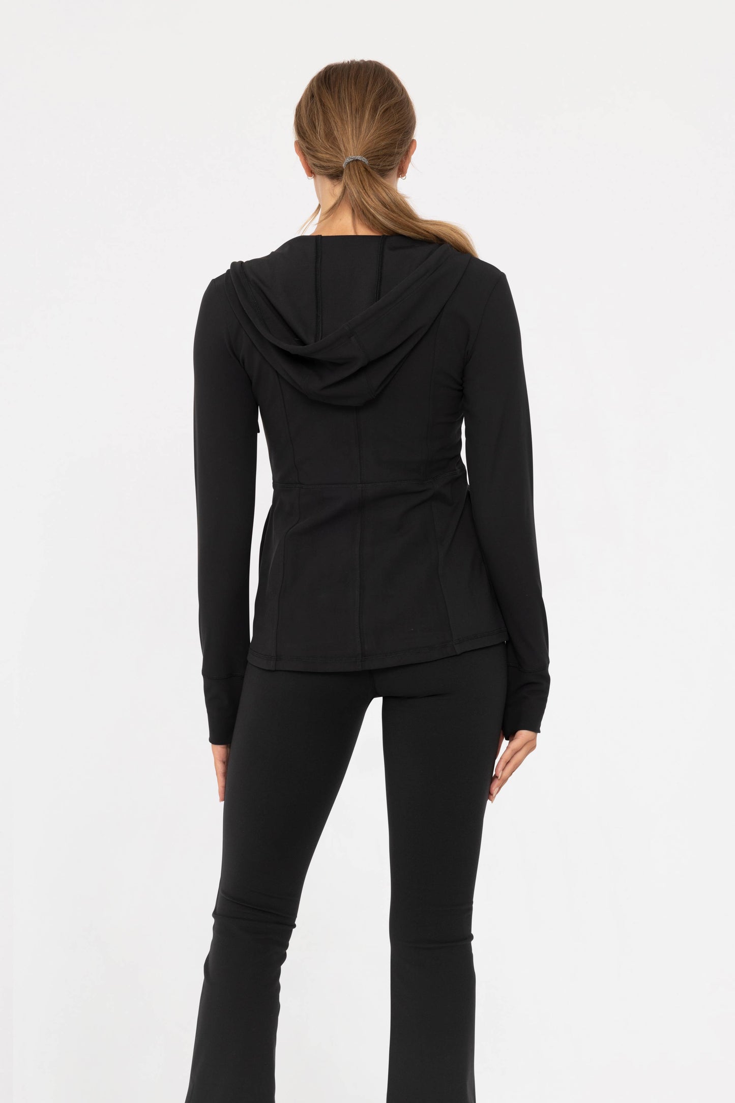 Fit & Flare Zip-Up Jacket