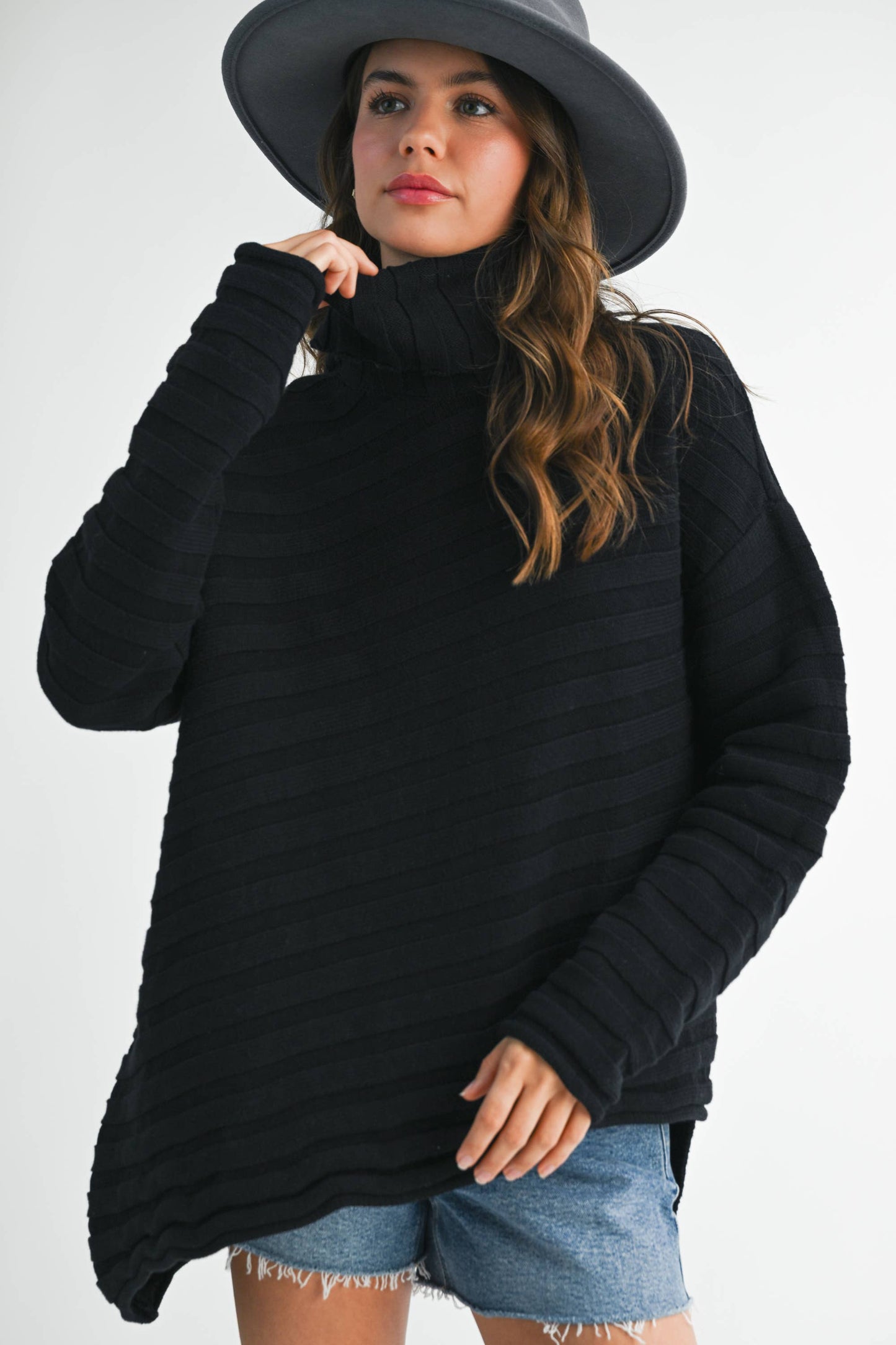 Driftwood Turtleneck