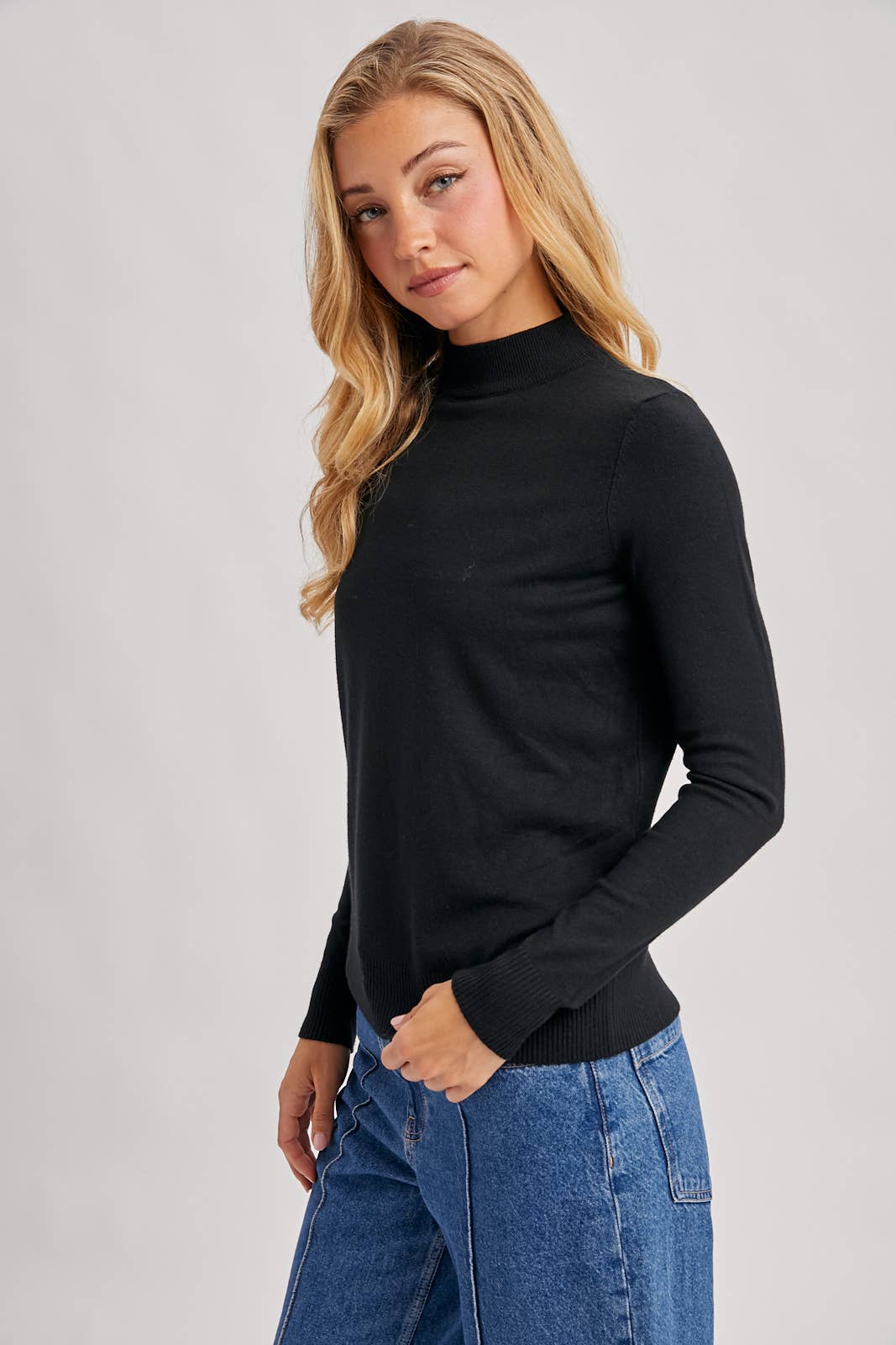Noel Knit Long Sleeve (Black)
