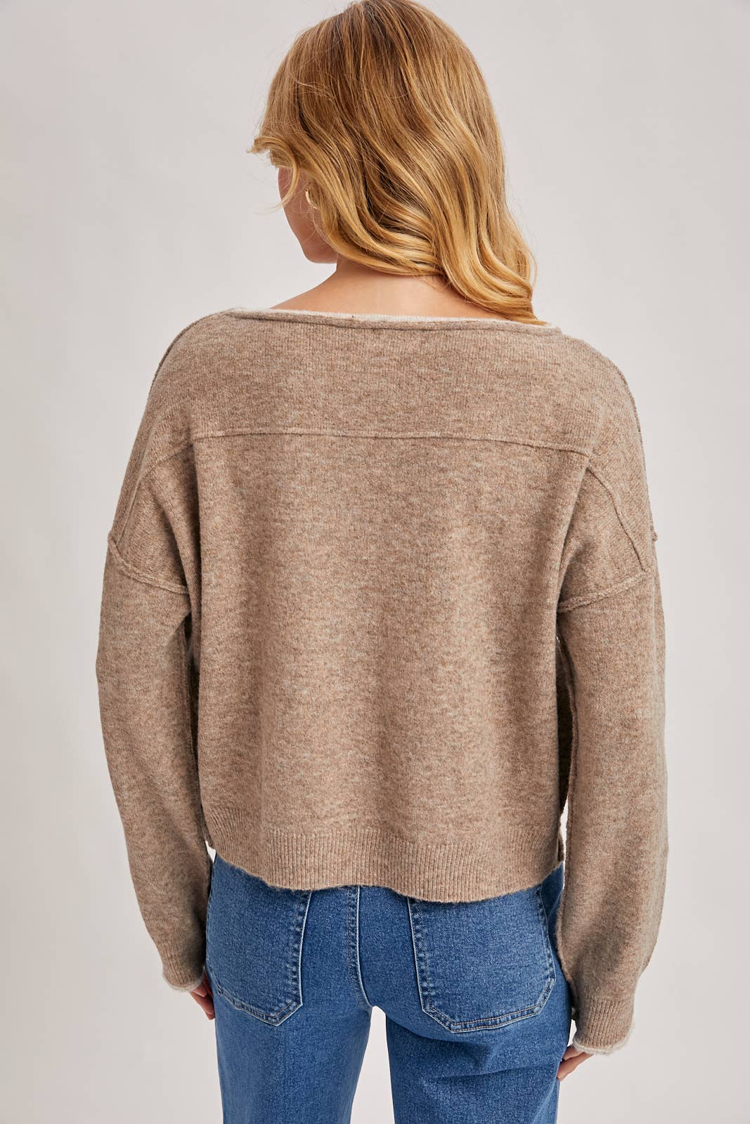 Heathered Knit Sweater (2 colors)