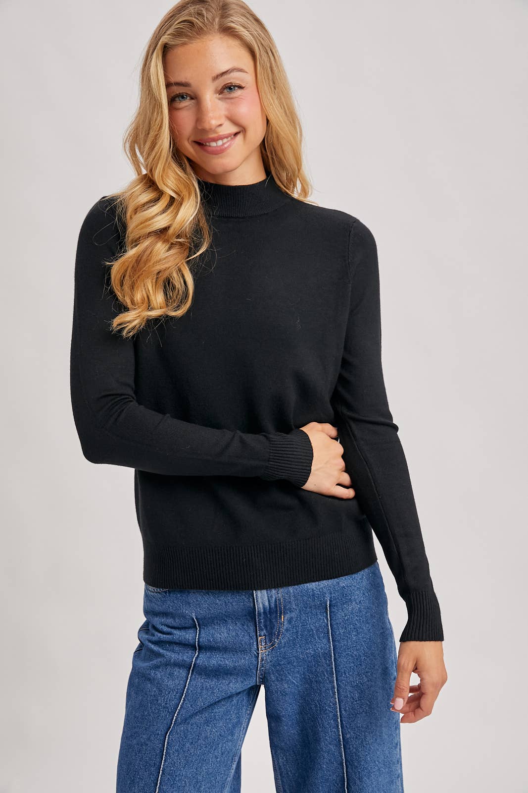 Noel Knit Long Sleeve (Black)