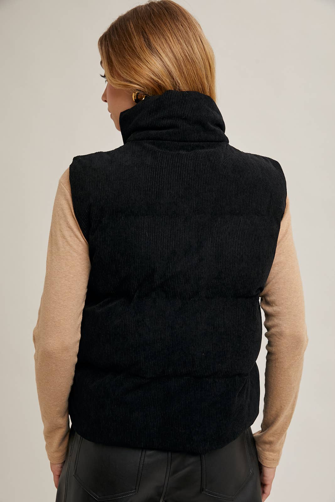 Corduroy Puffer Vest