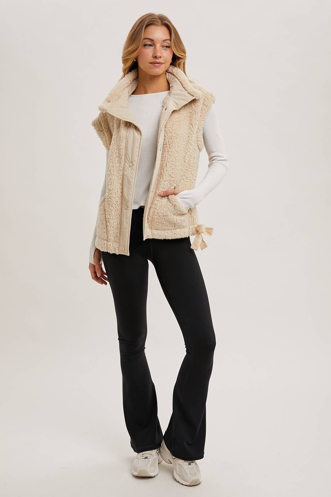 Button Down Sherpa Vest (2 colors)