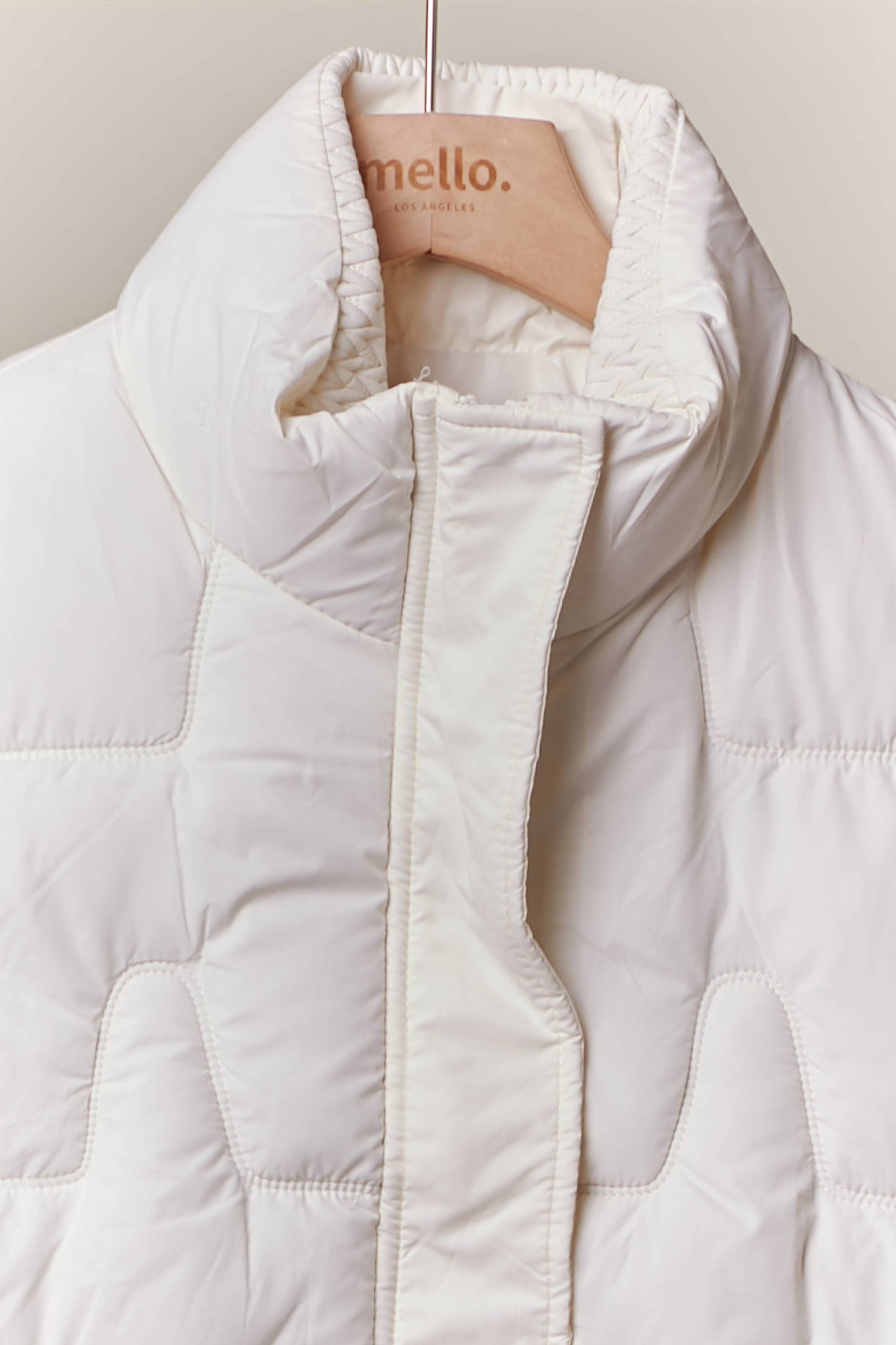 Braided Detail Puffer Vest