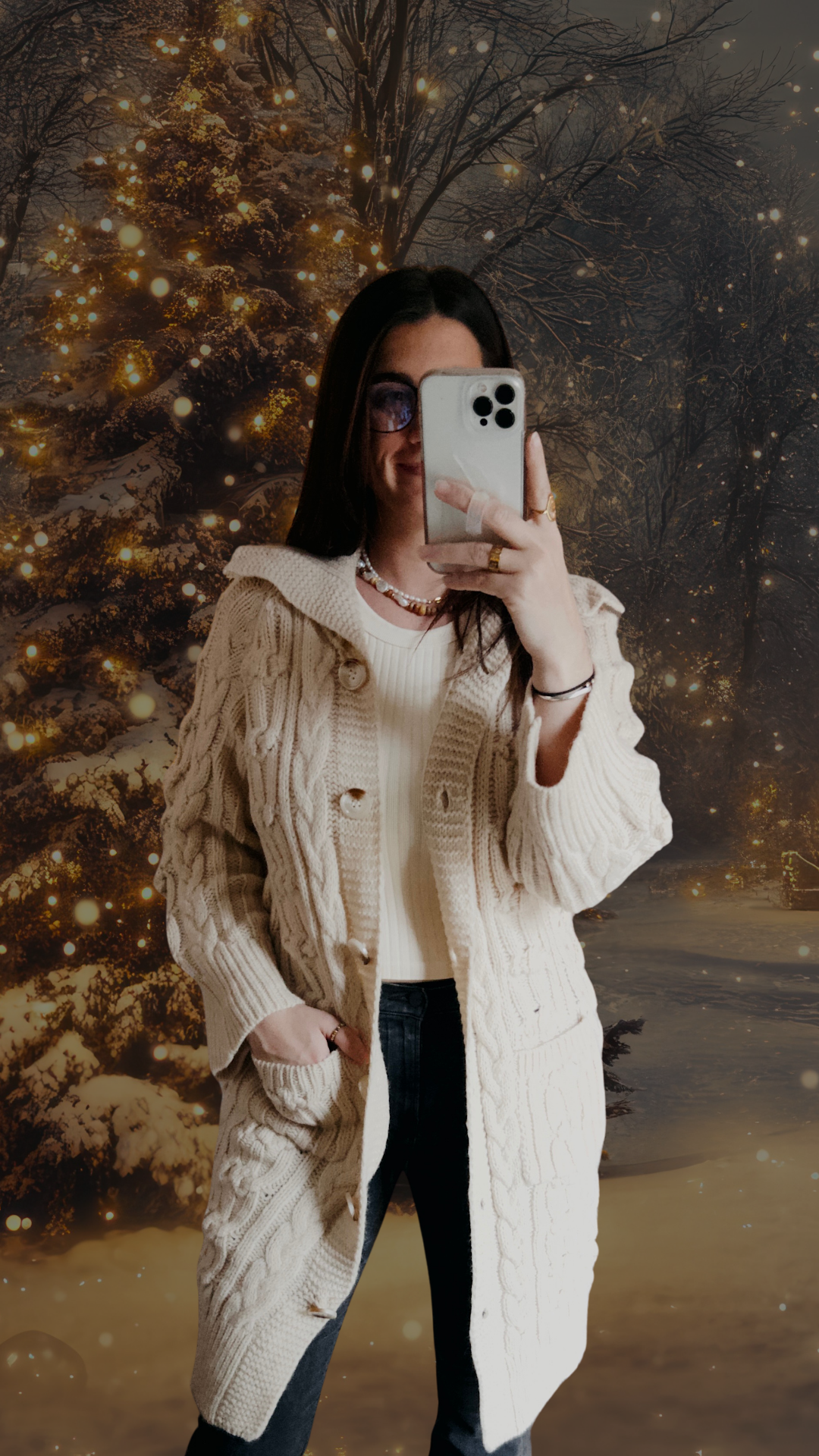 Cable Knit Cardigan (2 colors)