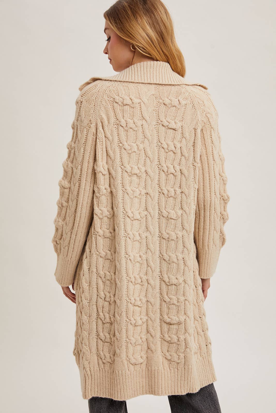 Cable Knit Cardigan (2 colors)