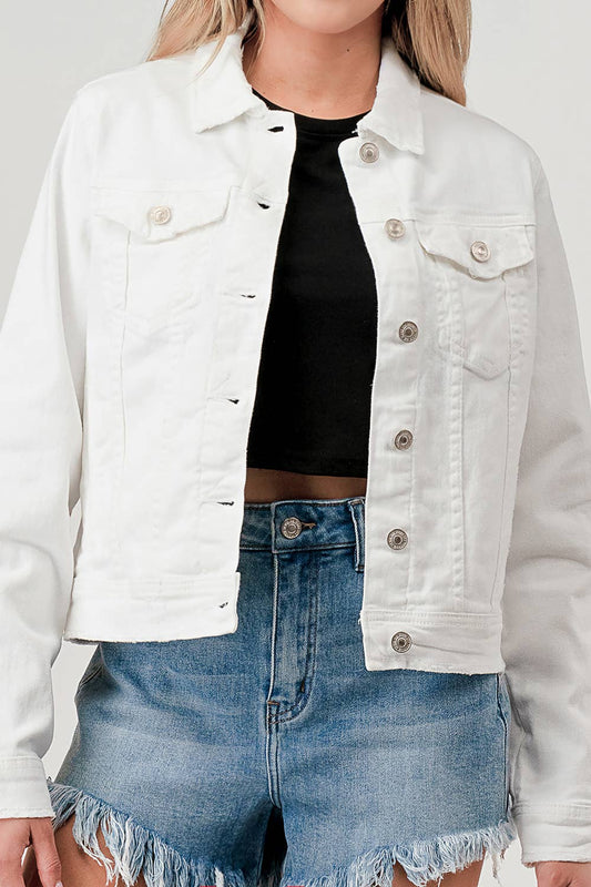 White Denim Jacket (LAST ONE)