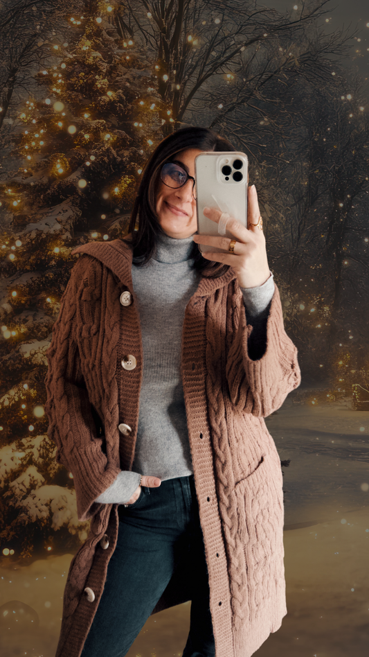 Cable Knit Cardigan (2 colors)