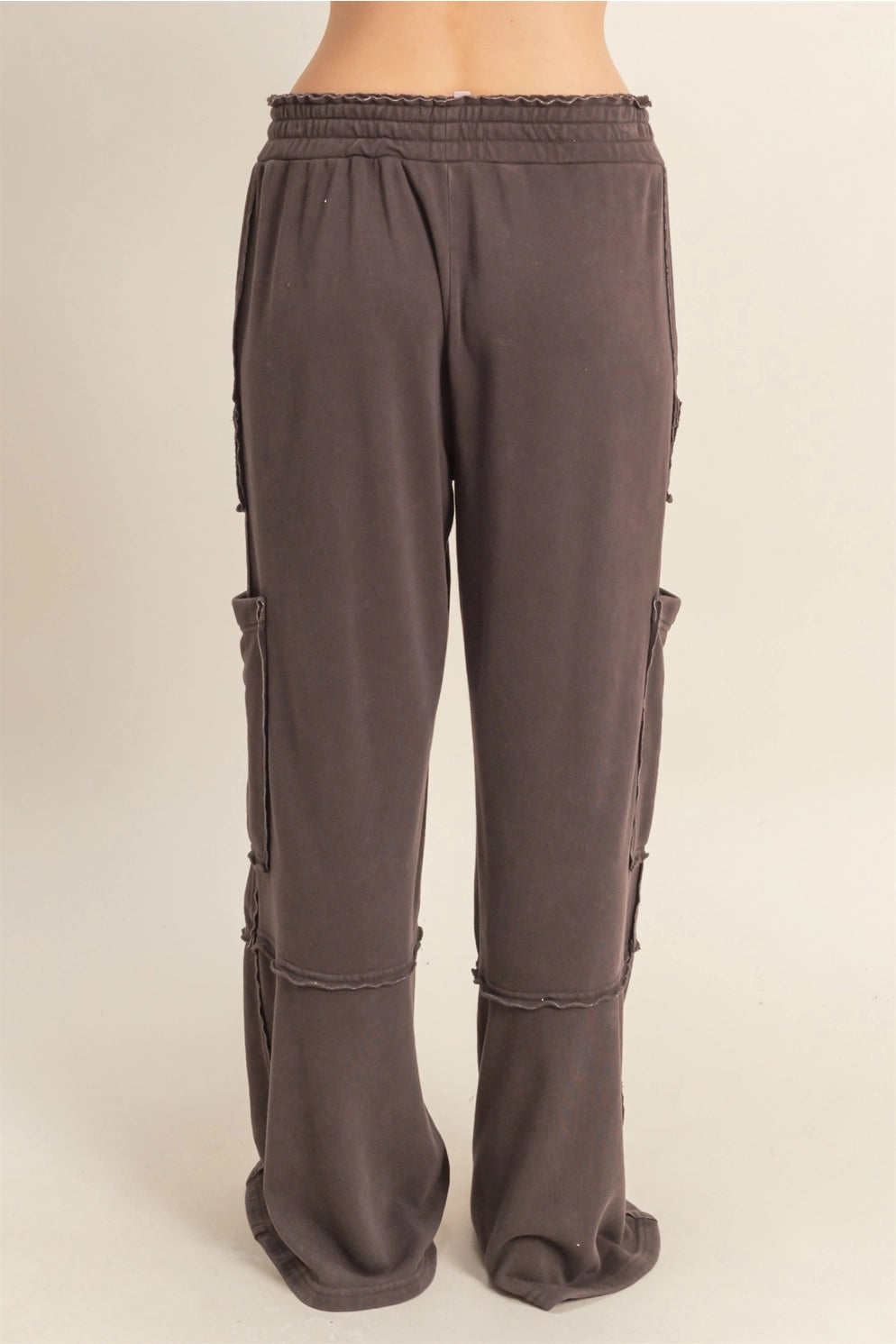 Wide Leg Cargo Sweats