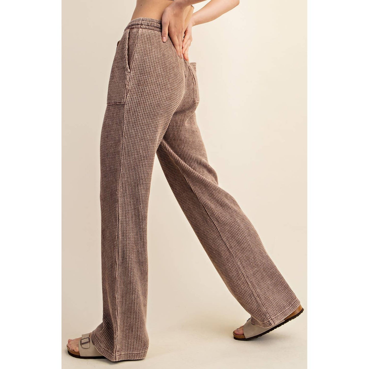 Mineral Washed Waffle Sweats S-3X (2 colors)