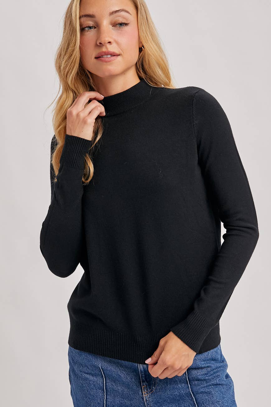 Noel Knit Long Sleeve (Black)