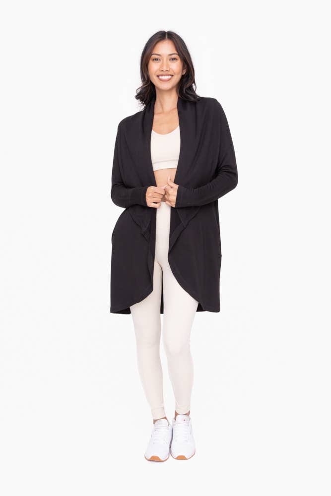 Elevated Fleece-Lined Cardigan