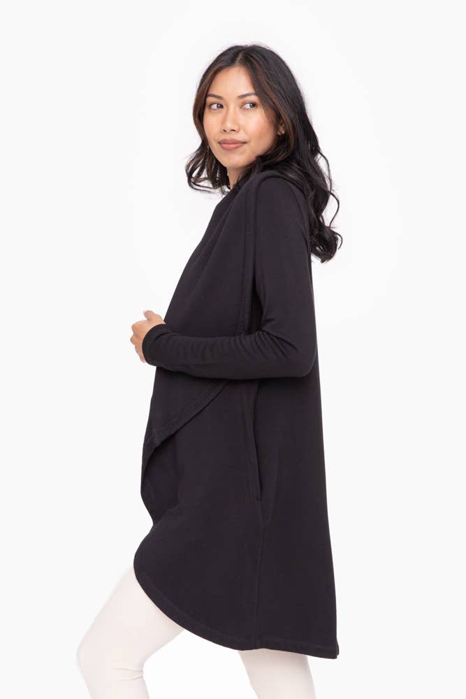 Elevated Fleece-Lined Cardigan